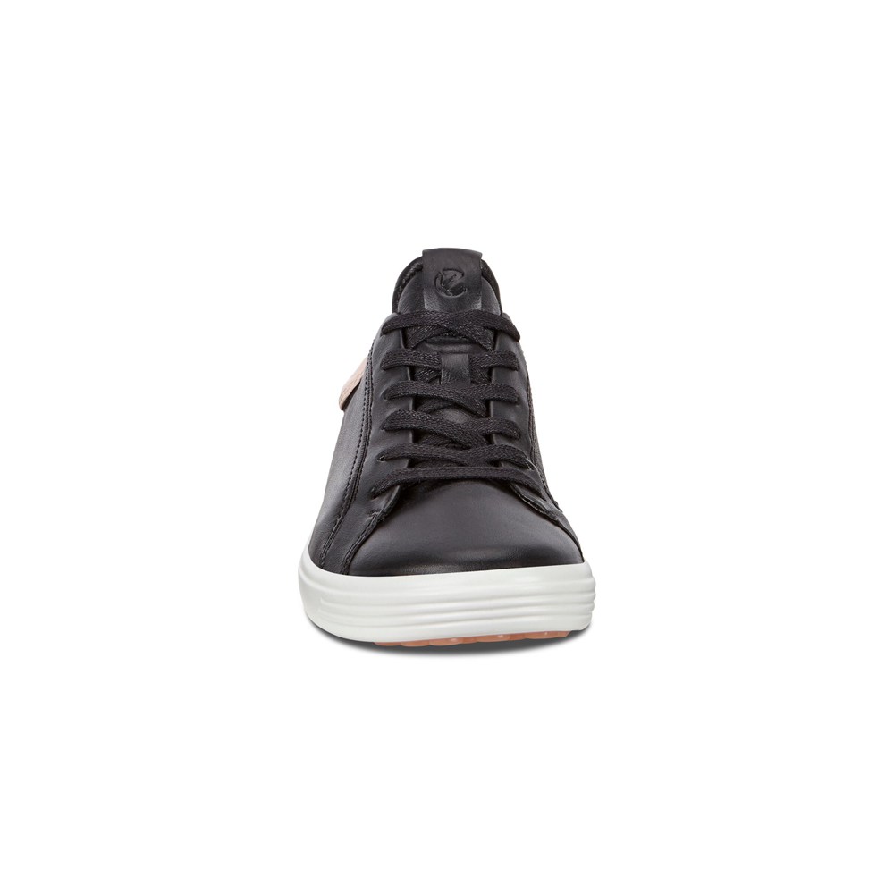 ECCO Womens Sneakers Black - Soft 7 Street - LRO-260578